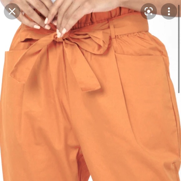 LEFTIES Peg-Leg Fashion Joggers w/ Waist Tie in Royal Blue - Picture 9 of 13